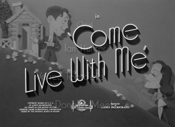 Come Live with Me (1941) download