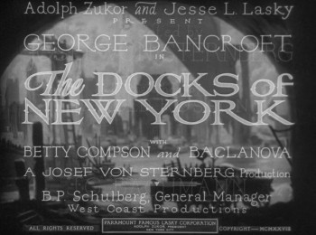 The Docks of New York (1928) download